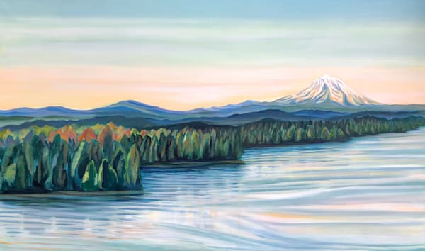 Spectrum Sky,  Mt Hood, Or, 2021 Art | Dappled Light Gallery