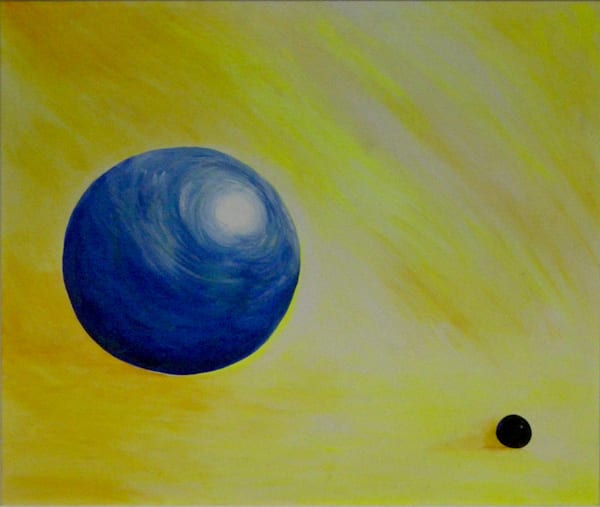 Loneliness Of The Blue Pearl Art | Philip Jones Art