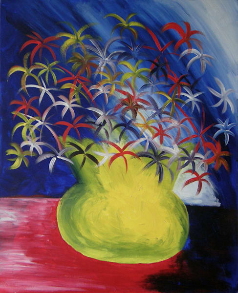 Vase Of Flowers Art | Philip Jones Art