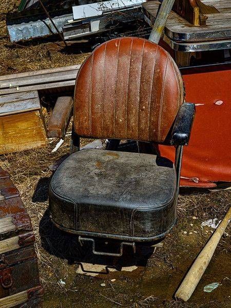 Office Chair And Bat / Open Edition Photography Art | Steve Genatossio Photo