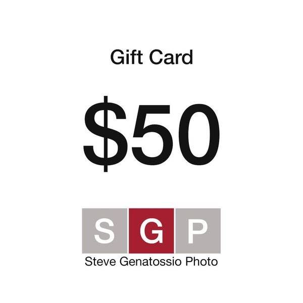 $50 Gift Card | Steve Genatossio Photo