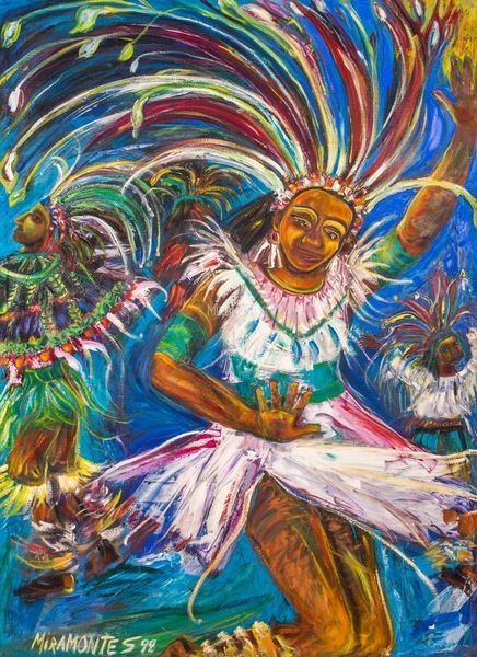 Danza Del Espiritu Indigena Indigenous Spirit Dance Copy Art | Miramontes Gallery