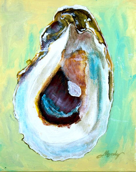 Oyster Half Shell Art | Mandy Wilson Smith Art