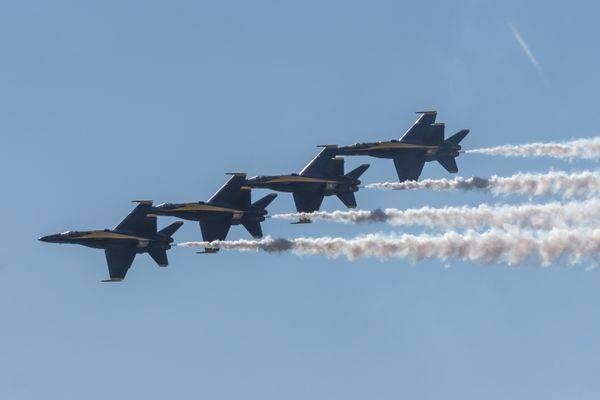 Blue Angels Delta Formation Fly-By | Luke Days Print