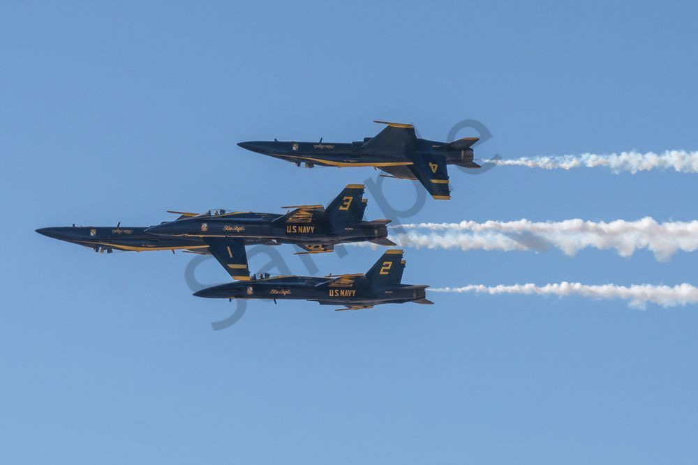 Blue Angels Double Farvel | Luke Days Air Show Print