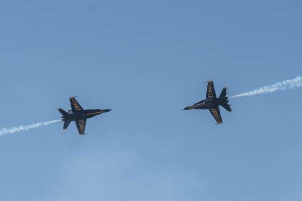 Blue Angels Knife-Edge Pass Approach | Luke Days Print