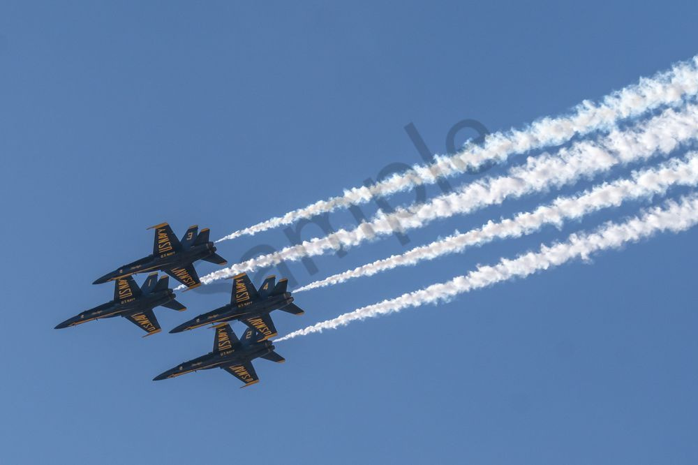 Blue Angels Diamond Formation Fly-By | Luke Days Print