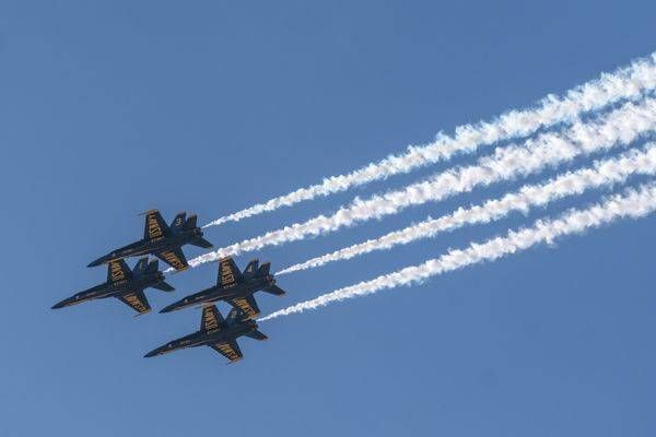 Blue Angels Diamond Formation Fly-By | Luke Days Print