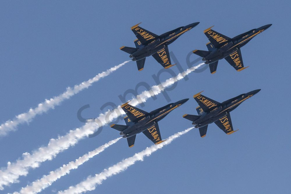 Blue Angels Diamond Overhead | Luke Days Air Show Print