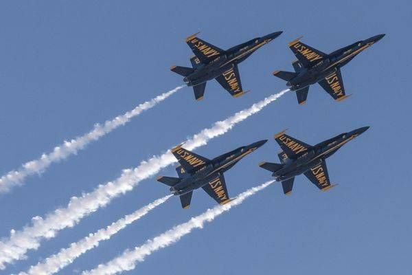 Blue Angels Diamond Overhead | Luke Days Air Show Print