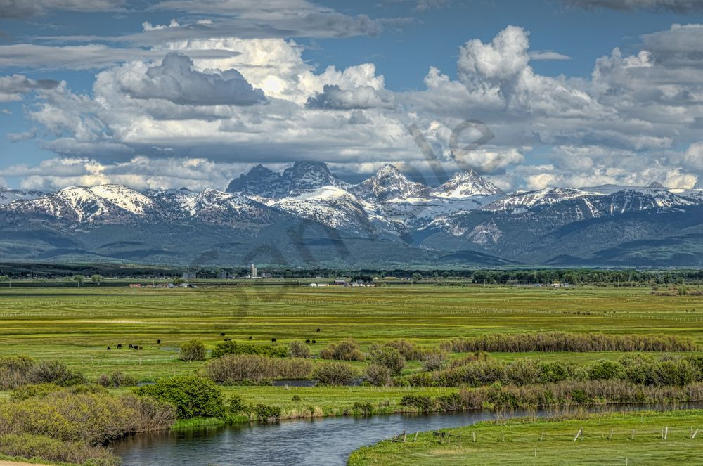 Grand Teton Mountains from Idaho | Landscape Fine Art Print