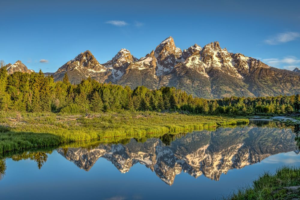 Grand Tetons on the Snake River | Reflection Fine Art Print