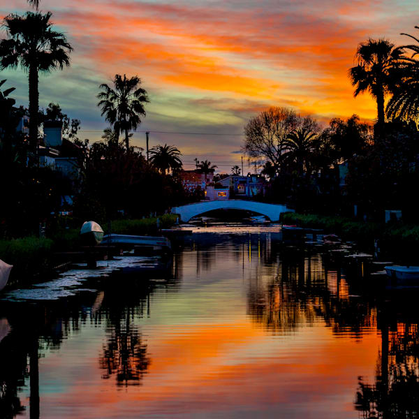 Venice Canal Sunset