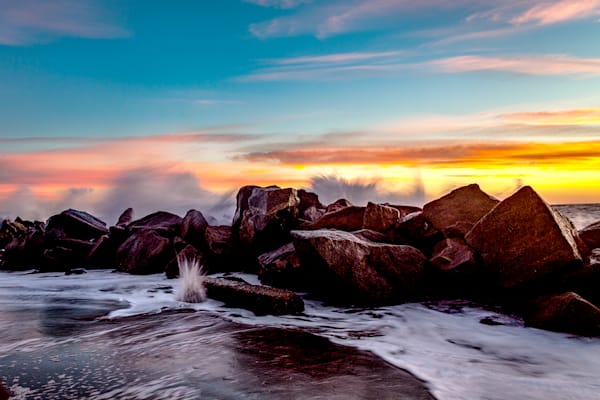 Venice Blowhole Sunset