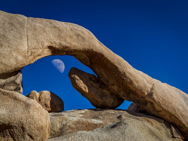 Arch with Large Moon