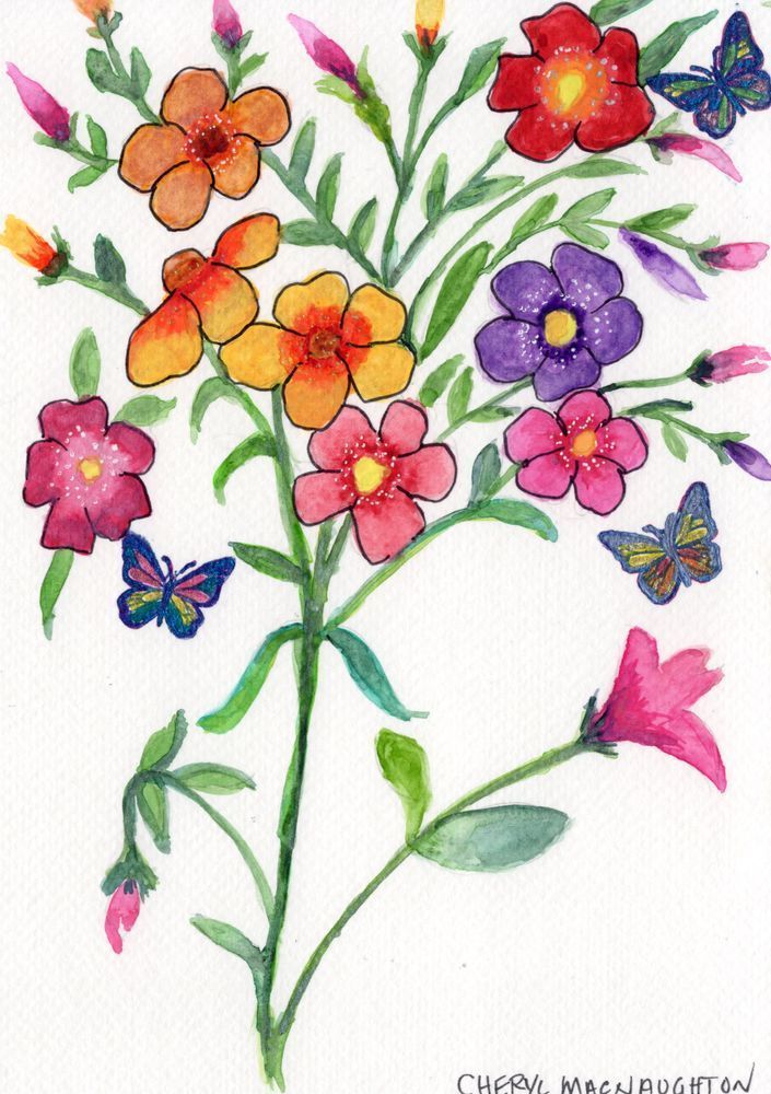 Spring Flowers Art | Peak To Peak Marketing