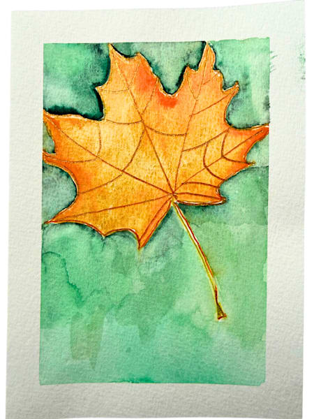 Golden Maple Leaf Art | Peak To Peak Marketing