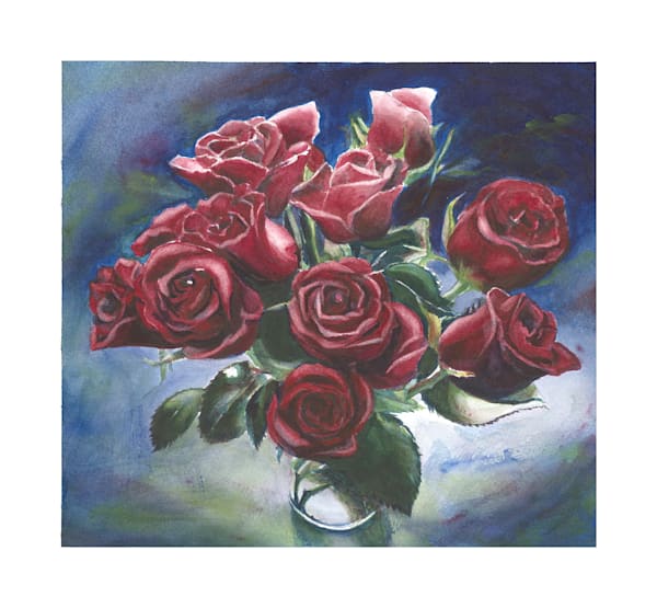 Red Roses Art | Candy Galvan Fine Art