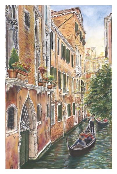The Gondola Ride Art | Candy Galvan Fine Art