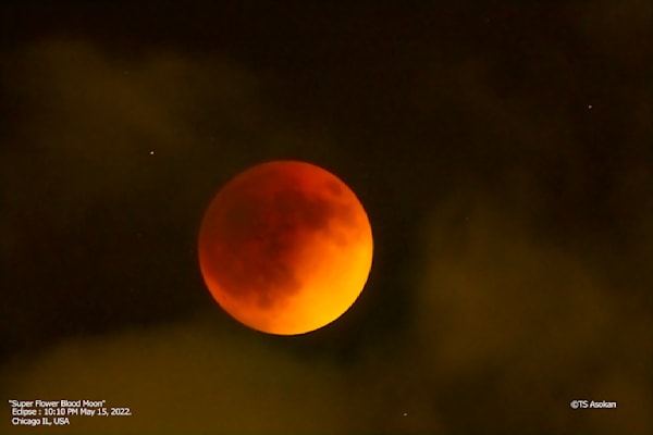 Super Flower Blood Moon — Total Lunar Eclipse (May 15, 2022)
