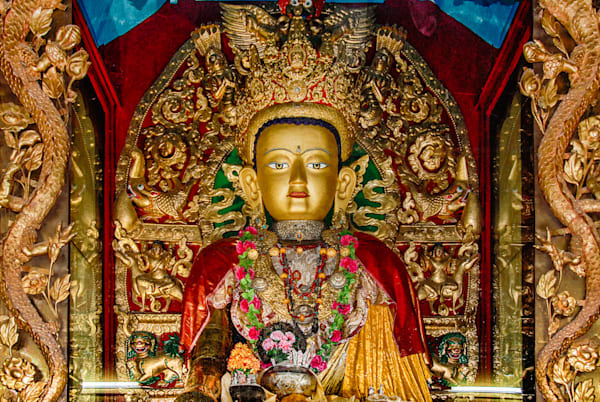 Śākyamuni Buddha in Gold — Karmarāja Mahāvihāra, Swayambhu, Nepal