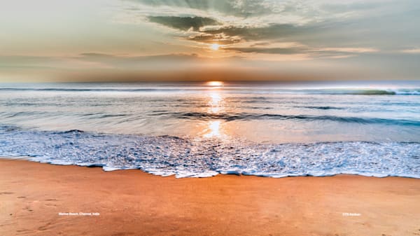 Sunrise at Marina Beach — Chennai, India