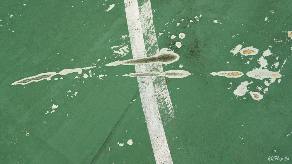 Green Ground White Graph Photography Art | Flup
