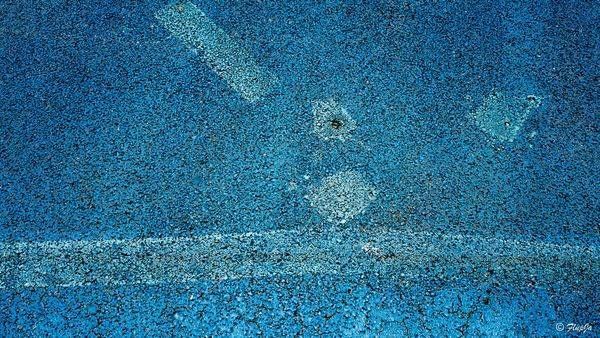 Blueplaygroundwhite Stripe Photography Art | Flup