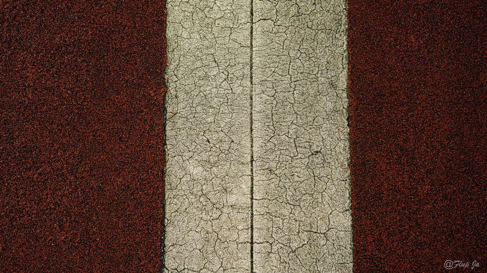 White Line Red Ground.Jpg Photography Art | Flup Ja