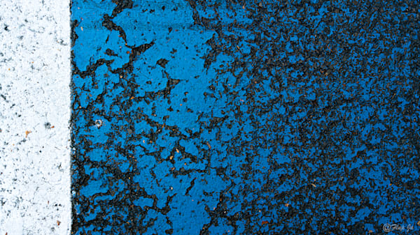 White, Blue Ground Photography Art | Flup Ja