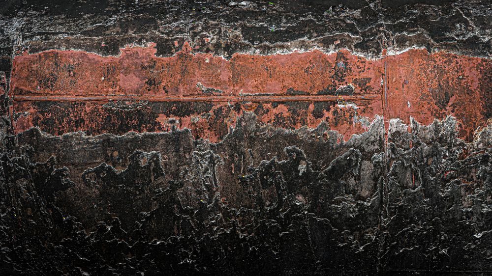 2 old metal landscape