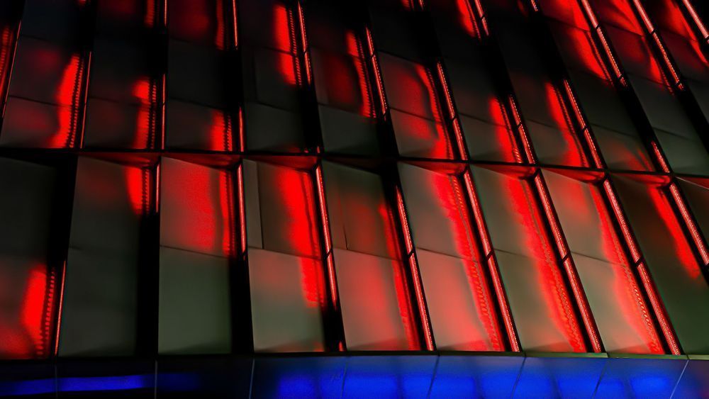 Red & Blue Light Photography Art | Flup Ja