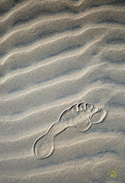 Footprint In The Sand Photography Art | RMaging Gallery Associates