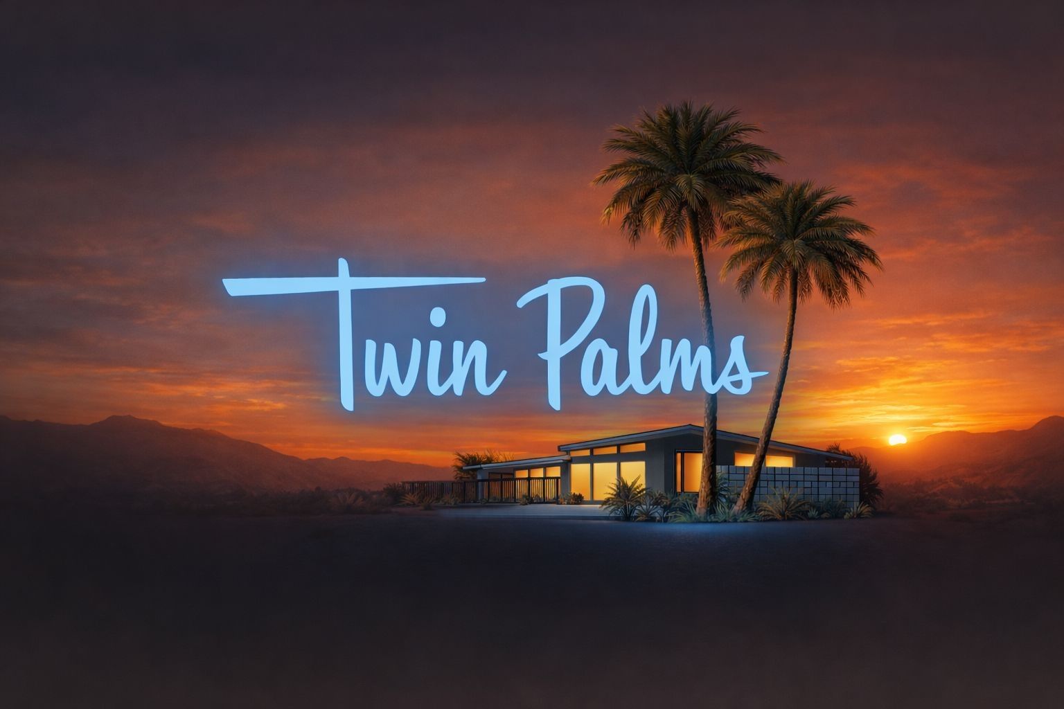 Twin palms series Art | Abstraction Gallery by Brenden