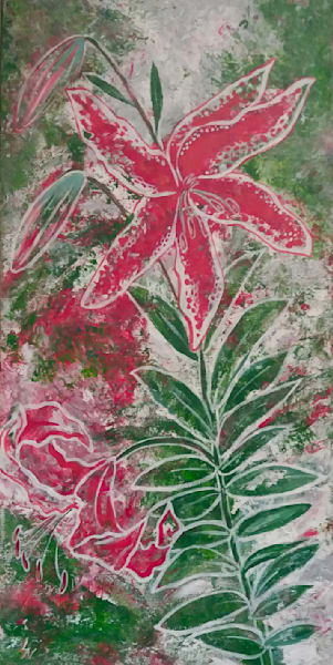 Painting Of A Lily Art | Lynda Carter Artist