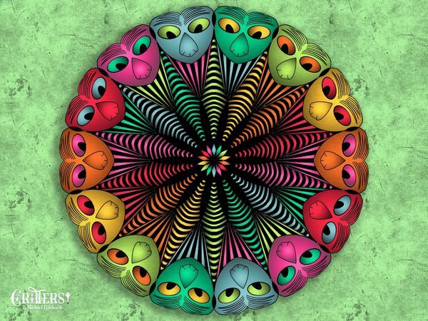Mandalas (Pale Green Background)