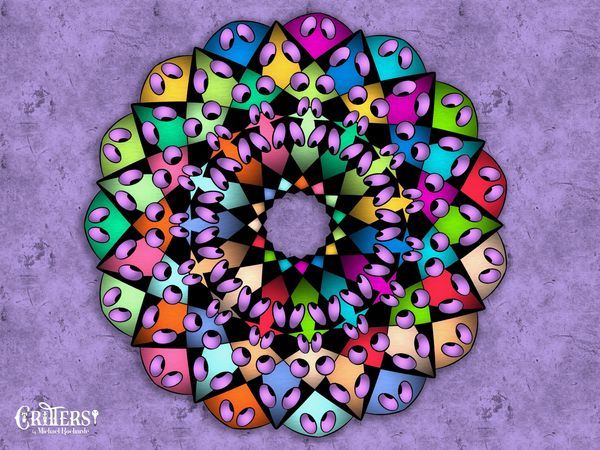 Mandalas (Lilac Background)