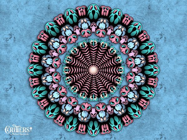 Mandalas (Blue Background)