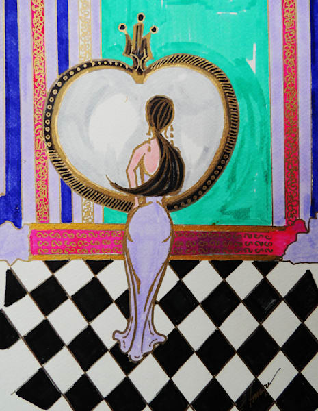 Art Deco Woman Art | Imaginartist.Art