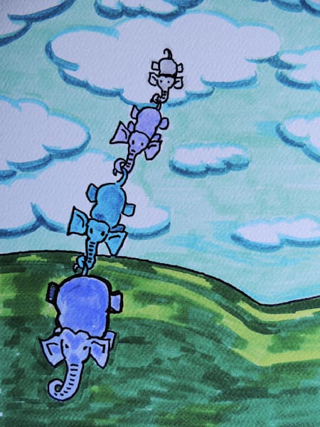 Flying Elephants Art | Imaginartist.Art