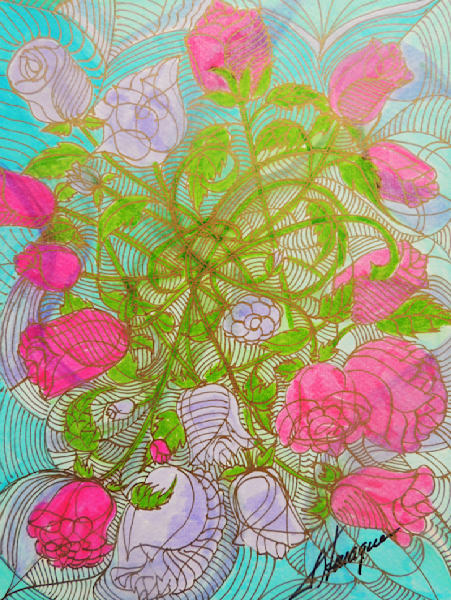 Entwined Roses Art | Imaginartist.Art