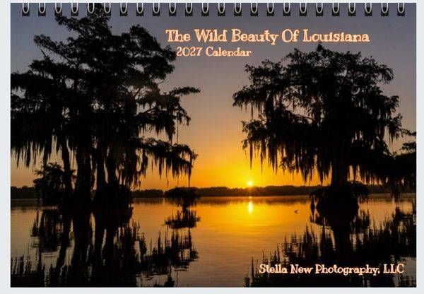 2027 Calendar - Wild Beauty of Louisiana 8x6