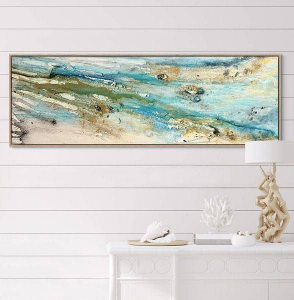 New Tide Running  Reserve Gold Edition On Canvas Art | Olivia Alexander Art