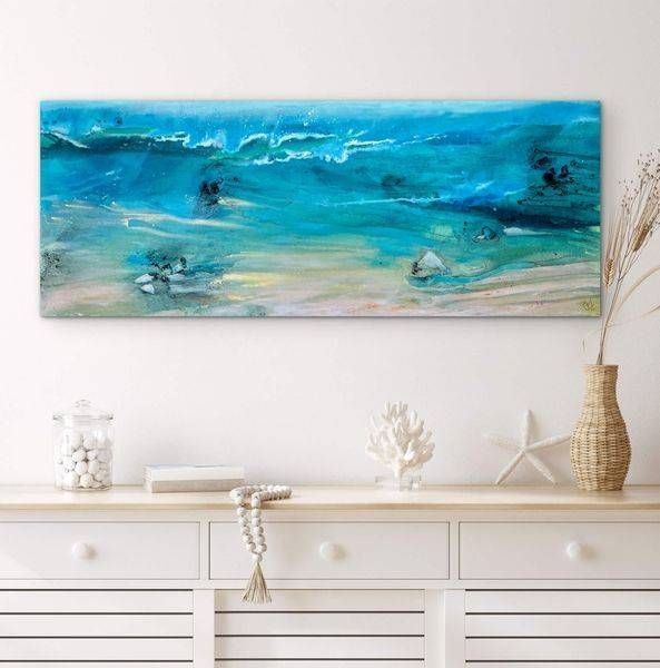 Carried By The Emerald Tide   Reserve Gold Edition Art | Olivia Alexander Art