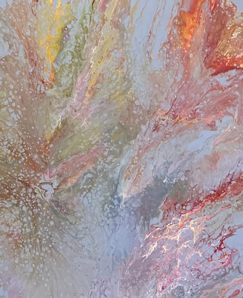 Periwinkle Explosion Art | V’s Art Cellar