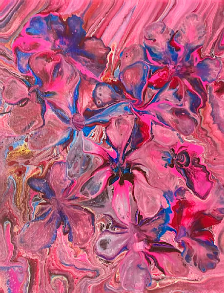 Peppermint Petals Art | V’s Art Cellar