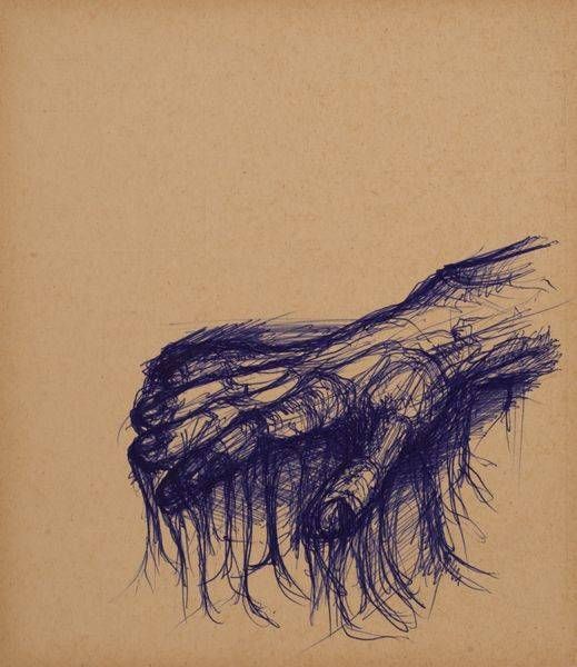 Forest Hand 1 Art | Blue Hour Drawings