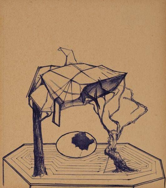 Broken Egg Art | Blue Hour Drawings
