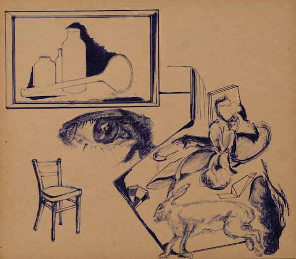 The Chemistry Of Rabbit Life Art | Blue Hour Drawings