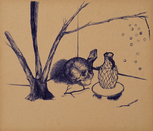 Nature Morte, Tableau Vivant Art | Blue Hour Drawings